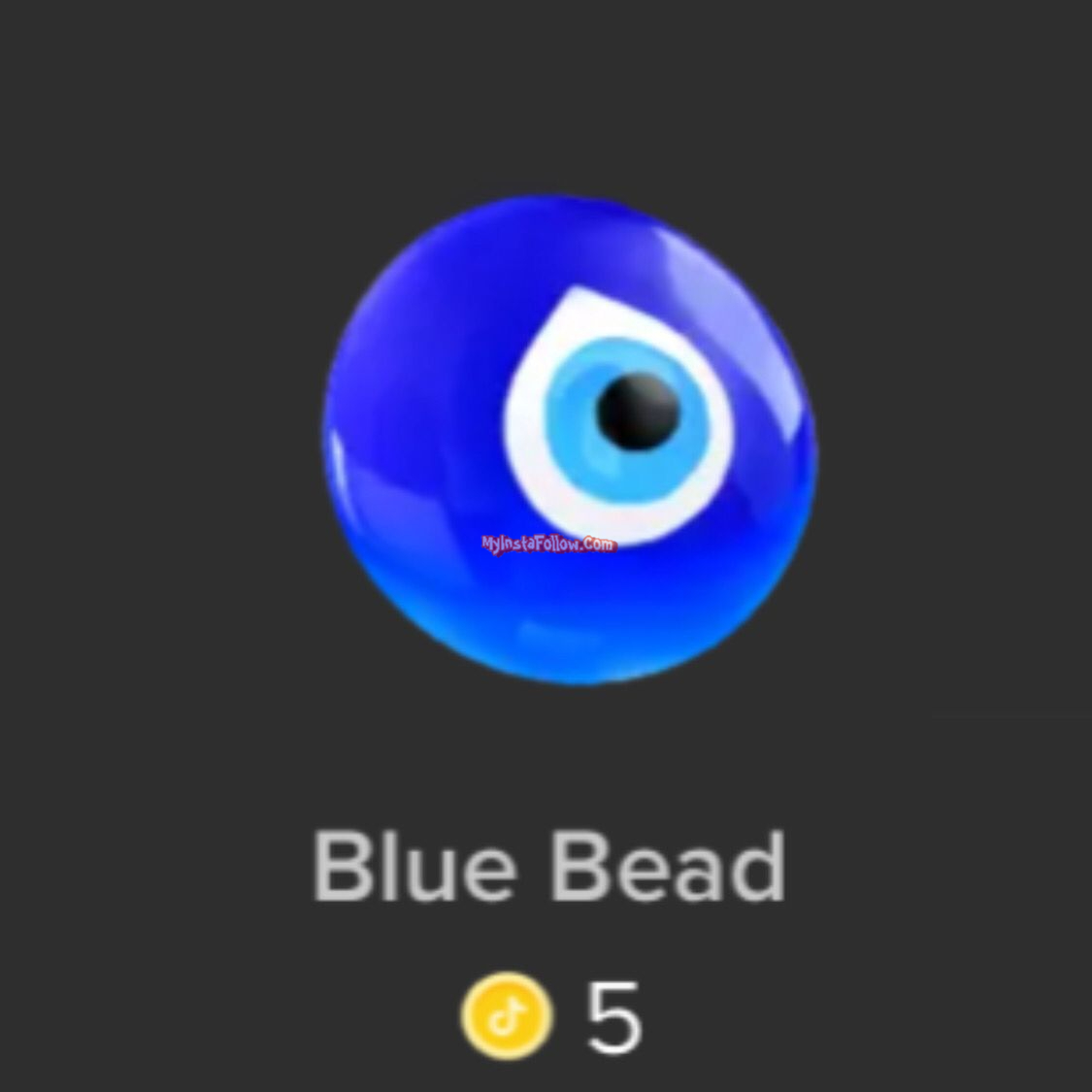 Blue Bead Tiktok Gift